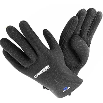 Abbildung von Cressi Neoprenhandschuhe High Stretch, Schwarz/Logo Blau, M