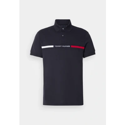 Abbildung von Tommy Hilfiger Chest Insert Poloshirt, Herren, Größe: 3XL, Desert sky