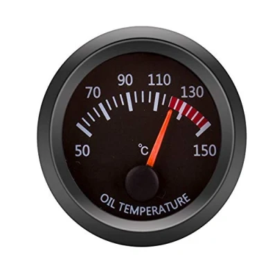 Abbildung von ETOPARS 52mm Automotor Kfz Zeiger Öltemperatur Messgerät Kit Temperatur Celsius Öltemperaturanzeige Weiß Lichtanzeige Zeigeranzeige