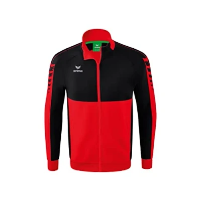 Abbildung von Erima SIX Wings Trainingsjacke, Herren, Größe: Medium, Rotschwarz