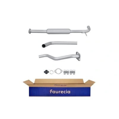 Abbildung von HELLA 8LC 366 025 401 Mittelschalldämpfer mitte mit Anbauteilen NISSAN: Primera Hatchback