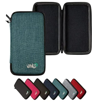 Abbildung von WYNGS Schutztasche Türkis kompatibel mit TI 34 MultiView/TI College Plus Solar wissenschaftlicher Rechner