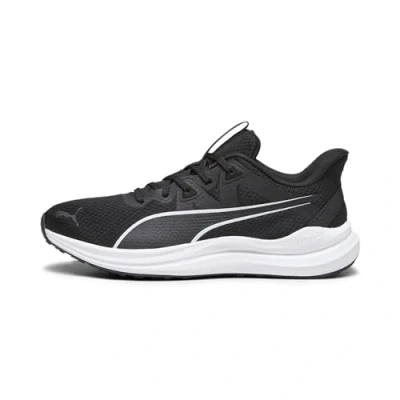 Abbildung von PUMA Unisex Reflect Lite Road Running Shoe, Black White, 40 EU