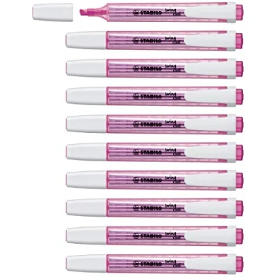 Abbildung von Textmarker STABILO swing cool 10er Pack pink