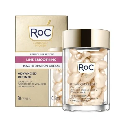 Abbildung von Roc Retinol Correxion Line Smoothing Night Serum 30 Capsules