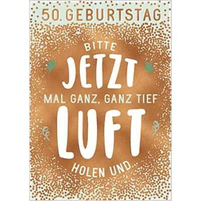 Abbildung von bentino 50. Geburtstagskarte mit MUSIK und leuchtenden KERZEN zum AUSPUSTEN, Spielt den Song Celebration, DIN A5 Set Umschlag, Original Grußkarte