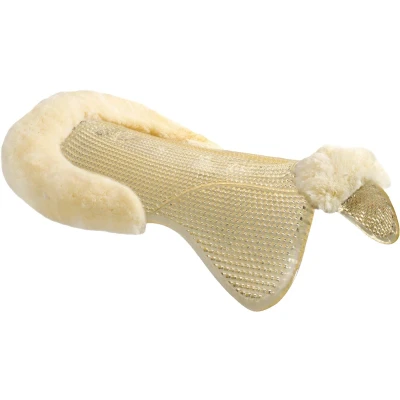 Abbildung von Acavallo Gelpad mit Lammfell Transparent