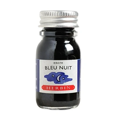 Abbildung von J.Herbin 11519T Tinteflakon für Füller, 10 ml nachtblau