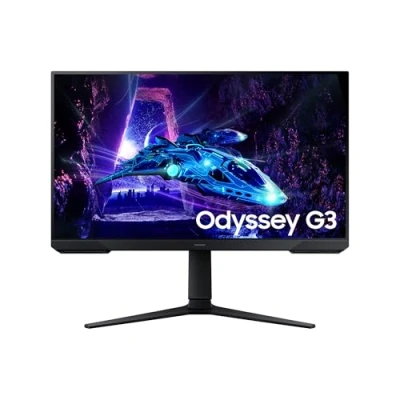 Abbildung von Samsung Odyssey G30D Full HD Gaming Monitor, 27 Zoll, Bildschirm mit VA Panel, 1.920 x 1.080 Pixel, Bildwiederholrate 180 Hz, Reaktionszeit 1 ms (MPRT), AMD FreeSync, HDR10, LS27DG300EUXEN