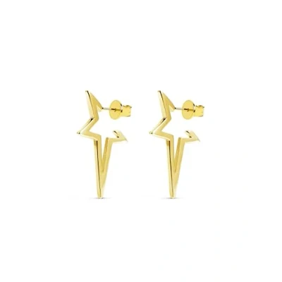 Abbildung von Singularu STAR PUNK Ohrringe, Damen, Größe: One Size, Oro