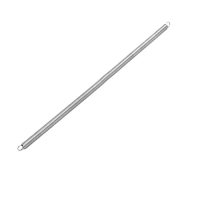 Abbildung von sourcing map 0,8mmx8mmx300mm 304 Edelstahl Zugfedern silber farbton