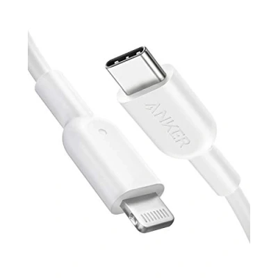 Abbildung von Anker PowerLine II USB C auf Lightning Kabel,180 cm lang, MFi Zertifiziert, für iPhone 13/13 Pro/12/12 Pro Max/11Pro/X/XS/XR/8 Plus, Typ Ladegeräte,Unterstützt Power Delivery(Schwarz)