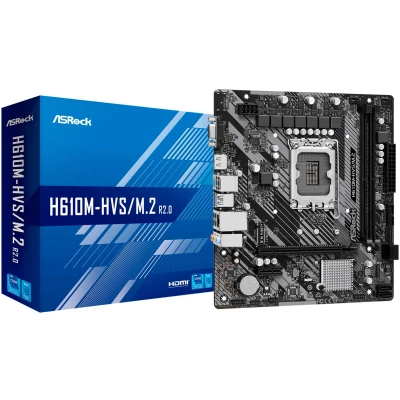 Abbildung von Asrock H610M HVS/M.2 R2.0 Intel H610 LGA 1700 Micro ATX