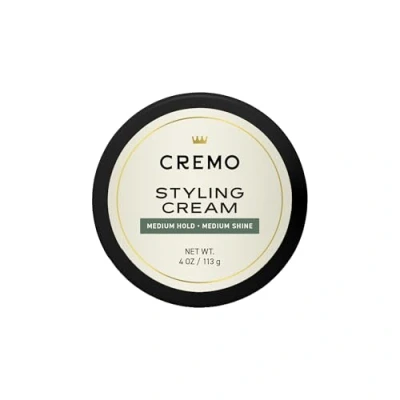 Abbildung von CREMO Barber Grade Hair Styling Cream For Men Medium Hold &amp; Shine 113g