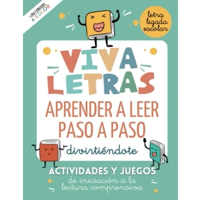 Abbildung von VIVALETRAS. APRENDER a LEER PASO DIVIRTIÉNDOTE.: Actividades y juegos de iniciación lectura comprensiva con letra ligada escolar. (Libros ... divertidas para niños 3 6 años, Band 4)