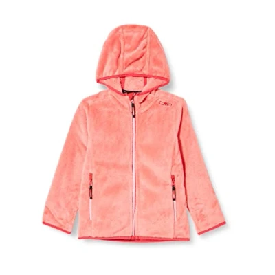 Abbildung von CMP Kinder Highloft Fleecejacke mit fester Kapuze, Flamingos, 152