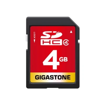 Abbildung von Gigastone 4GB SDHC Speicherkarte mit bis zu 80 MB/Sek. für Digitalkameras Canon Sony Nikon Olympus PC