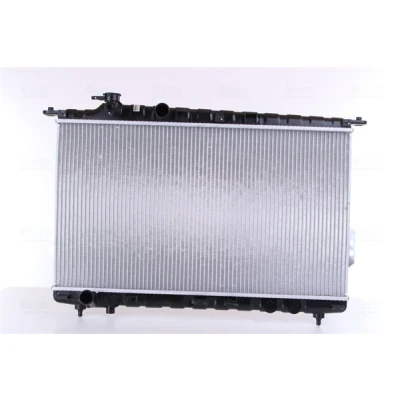 Abbildung von NISSENS 67026 Kühler, Motorkühlung Aluminium 400 724 18 Kühlrippen gelötet