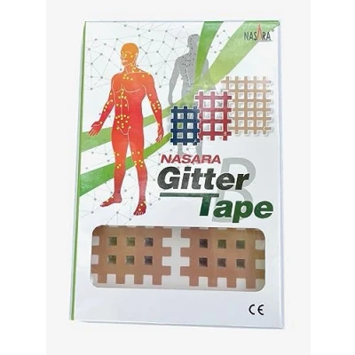 Abbildung von Nasara Original Gitter Tape Typ B, 2.8cm x 3.6cm, 120 Stück, beige