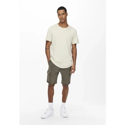 Abbildung von Only &amp; Sons Onsmatt LIFE Longy TEE Tshirt basic, Herren, Größe: Large, Pelican