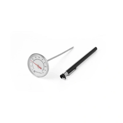 Abbildung von HENDI Einstechthermometer 0 bis +100 C mit Sonde Edelstahl Ø 4,5 x 14 cm Graduierung: 1