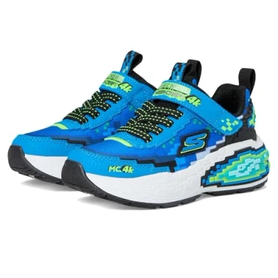 Abbildung von Skechers MEGA Craft 4K Sneaker low für Kinder, Größe: 30, Blue/lime/black Schuhe