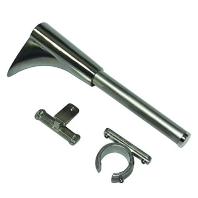 Abbildung von GARDINIA Träger mit Metallmontageplatte für Gardinenstange, 1 läufig, Geschlossen, Inkl. aller Montage Teile, Serie Memphis, Ø 16 mm, Metall, Messing Antik