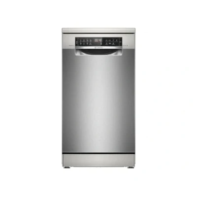 Abbildung von Bosch SPS6YMI14E, Serie 6, Smarter Freistehender Geschirrspüler 45 cm, Besteckschublade, Spülmaschine mit Zeolith Trocknung, besonders leise, höhenverstellbarer Oberkorb, Favoritenprogramm, AquaStop