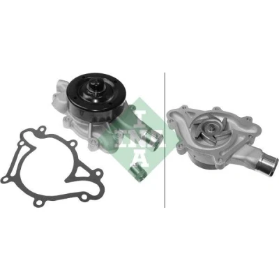 Abbildung von INA 538 0681 10 Wasserpumpe mit Riemenscheibe für Keilrippenriementrieb JEEP: Grand Cherokee I
