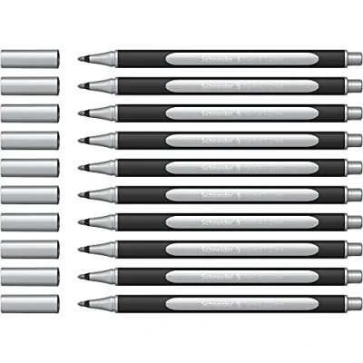 Abbildung von Schneider Paint It Metallicliner 020 (Strichstärke 1 2 mm) 10er Pack, silver metallic