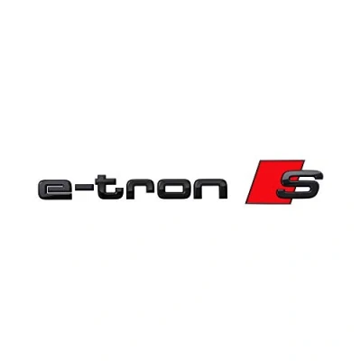 Abbildung von Audi 4KE071804 Schriftzug e tron S schwarz Tuning Exclusive Black Edition Emblem