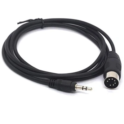 Abbildung von OpenII Stereokabel für, MP3 auf Naim, Quad Stereo Systeme, 7 polig, DIN Midi 3,5 mm (1/8 Zoll)