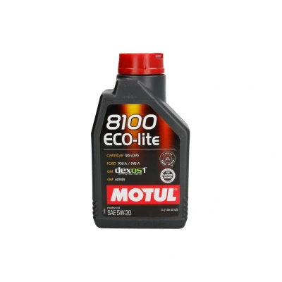 Abbildung von Motul ECO lite 5W 20 1l Motoröl 109102 OPEL: Insignia A Saloon, Sports Tourer, Zafira B, CHEVROLET: Captiva, Orlando, Cruze Saloon