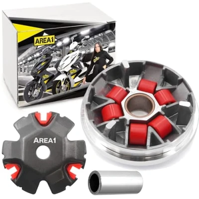 Abbildung von Area1 Tuning Variomatik Variator für 50ccm 2 Takt. kompatibel mit Speedfight 3 4 Jetforce Citystar, Django Elystar Ludix Kisbee Looxor New Vivacity TKR Streetzone