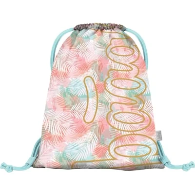 Abbildung von Baagl Turnbeutel für Mädchen und Damen Schuhbeutel, Schule Kindergarten Sportbeutel, Sportrucksack (Sunset)