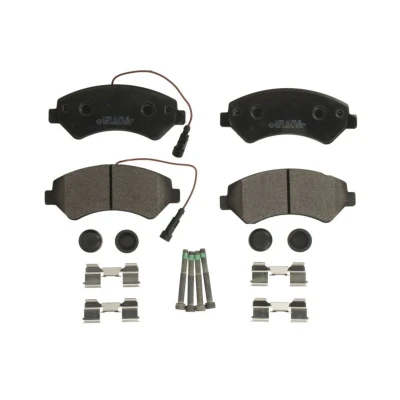 Abbildung von BRECK 24467 00 703 20 Bremsbelagsatz inkl. Verschleißwarnkontakt, mit integriertem Verschleißsensor Kolbenclip Zubehör FIAT: Ducato III Van