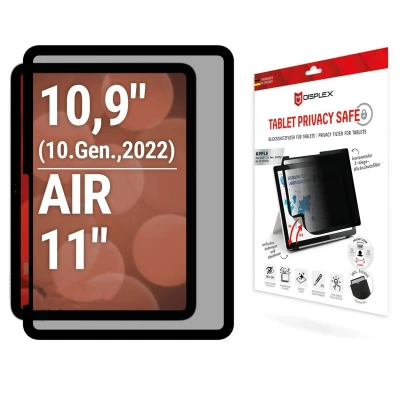 Abbildung von Displex Displayschutzfolie »Tablet Privacy Safe«, für Apple iPad 10,9 (10. Gen) Air 11 (2024), Blickschutzfolie, Schutzfolie, Bildschirmschutz, kratz &amp; stoßfest