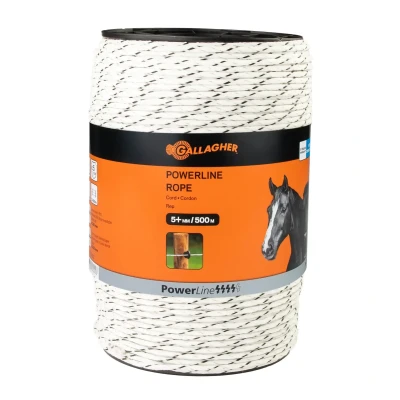 Abbildung von 500 m Gallagher Weidezaunseil PowerLine Cord (weiß)
