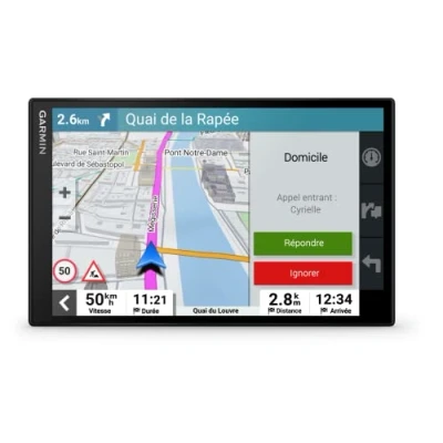 Abbildung von Garmin DriveSmart 86 MT S Navigationsgerät mit riesigem 8 Zoll (20,3 cm) HD Display, 3D Europakarten Umweltzonen, Verkehrsinfos in Echtzeit via Drive App, Sprach und Fahrerassistenz