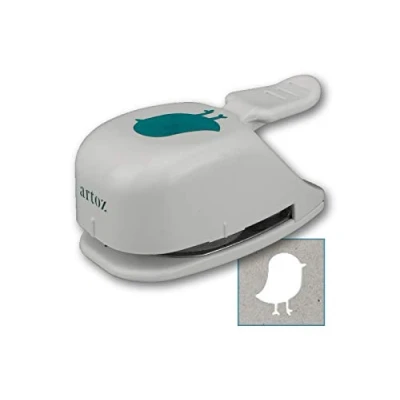 Abbildung von Artoz Papierstanzer Kartenstanzer &quot;Vogel&quot;, 31mm Stanze Locher zum Kartenbasteln für Geburtstage, Einladungen, Hochzeit und vieles mehr