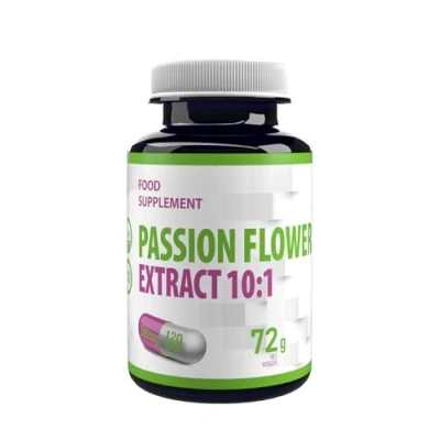 Abbildung von Passionsblume (Passiflora Incarnata, Passion Flower) 5,000mg Äquivalent (500mg von 10:1 Extrakt) 120 Vegane Kapseln, Laborgeprüft, Hochdosiert