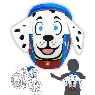 Abbildung von HECKBO 2 in 1 Kinder Lenkertasche &amp; Rucksack Hund Laufrad, Fahrrad Lenker Tasche, Fahrradkorb vorne, Fahrradtasche Laufradtasche Lenkerkorb Dreirad Scooter Roller Tasche Zubehör Kinderfahrrad