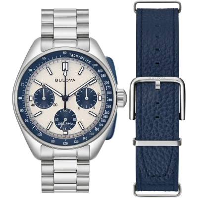 Abbildung von Bulova Herren Analog Quarz Uhr mit Edelstahl Armband 98K112