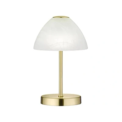 Abbildung von Reality Leuchten R52021108 Queen, Tischleuchte, 2.5 watts, Integriert, Messing matt, 15 x 24 cm