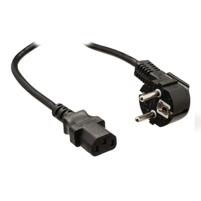 Abbildung von TronicXL Stromkabel kurz Kurzes Kaltgerätekabel Netzkabel 0,4m I IEC 320 C13 Kaltgeräte Anschluss Anschlusskabel F CEE 7/4 Schutzkontakt Stecker 40cm
