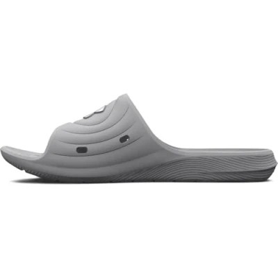 Abbildung von Under Armour Damen UA W Locker IV SL Slide Sandale, Mod Gray/Mod Gray/White, 37 EU
