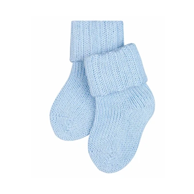Abbildung von Falke BABY Flausch Temperature Regulation Socken für Kinder, Größe: 62/68, Crystal bl