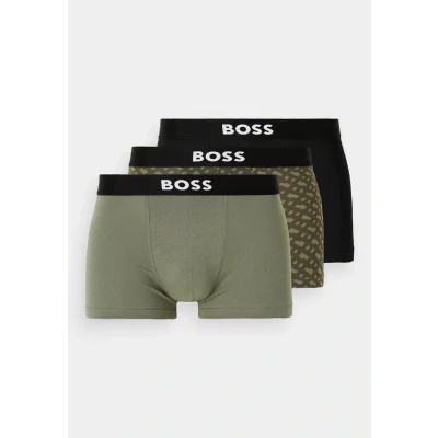 Abbildung von BOSS Trunk 3 PACK Panties, Herren, Größe: Small, Black/green