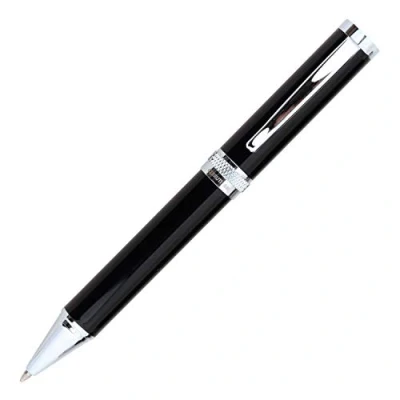 Abbildung von Cerruti 1881 Kugelschreiber Focus in der Farbe Schwarz mit blauer Mine, NST8304, 1 Stück (1er Pack)