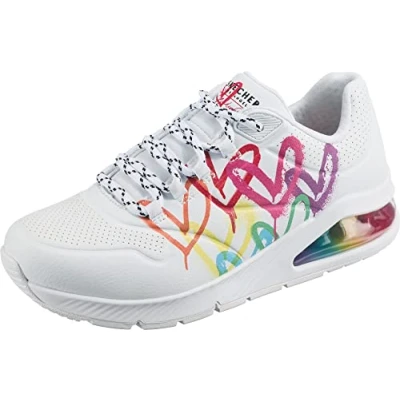 Abbildung von Skechers Sport UNO 2 Sneaker low white/multicoloured, Damen, Größe: 38.5, White/multi coloured Schuhe